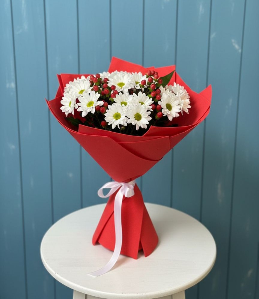 Букет цветов из: Хризантемы в Томузловском