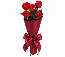 Букет 5 Красных роз Эдлесс Лав в Томузловском