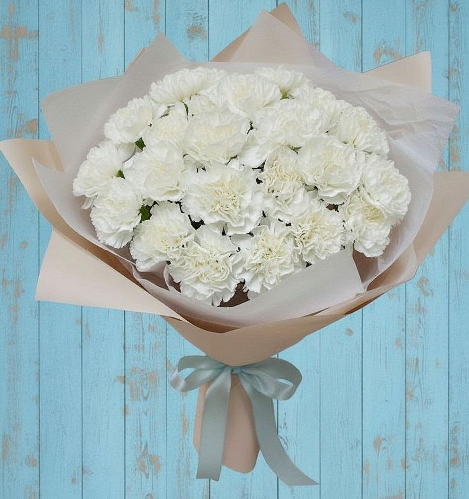 Букет цветов из: Гвоздики в Томузловском