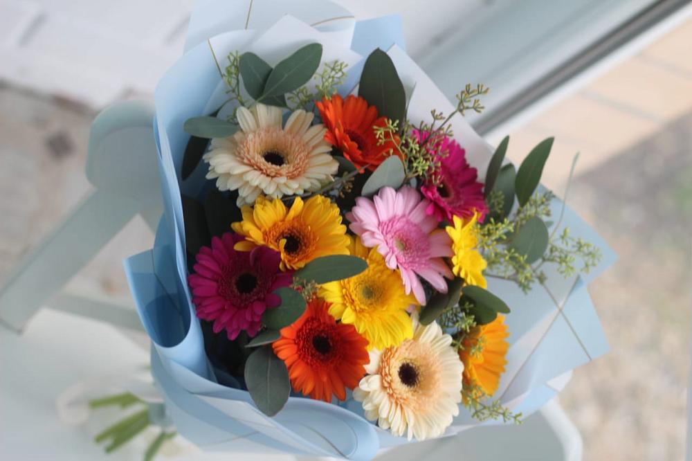 Букет цветов из: Герберы в Томузловском