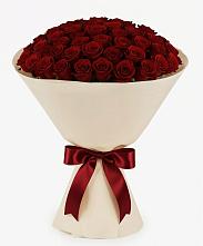 Букет 101 Бордовая роза Блэк Бакарра в Томузловском