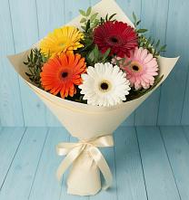 Букет цветов из:  Герберы в Томузловском