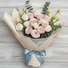 Букет цветов из:  Лизиантусы #REPLACE_PRED# Томузловском