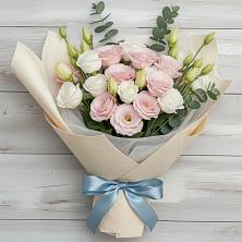 Букет цветов из:  Лизиантусы в Томузловском