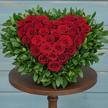 Цветочная композиция из Розы в виде сердца в Томузловском