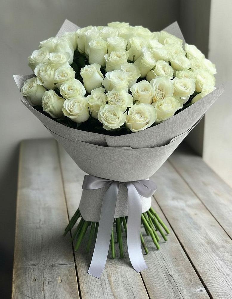 Букет 35 Белых роз в Томузловском