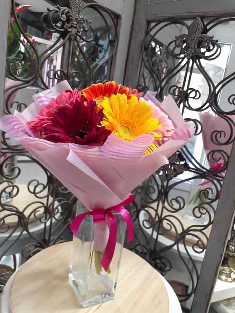 Букет цветов из: Герберы в Томузловском