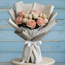 Букет цветов из:  Розы в Томузловском