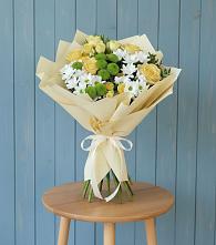 Букет цветов из:  Хризантемы и Розы #REPLACE_PRED# Томузловском